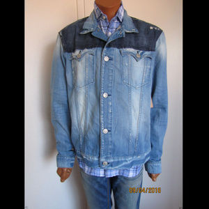 TRUE RELIGION JIMMY Trucker Denim Jacket Sz. 2XL